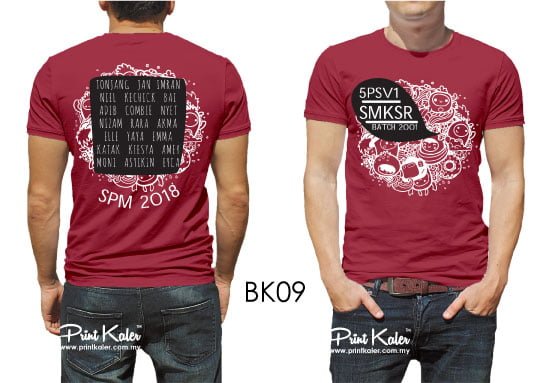 BK09 - Printing T-Shirt Murah | Print Kaler